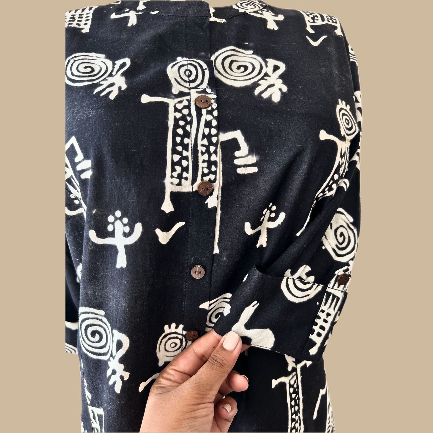 Cotton Tunic in Black