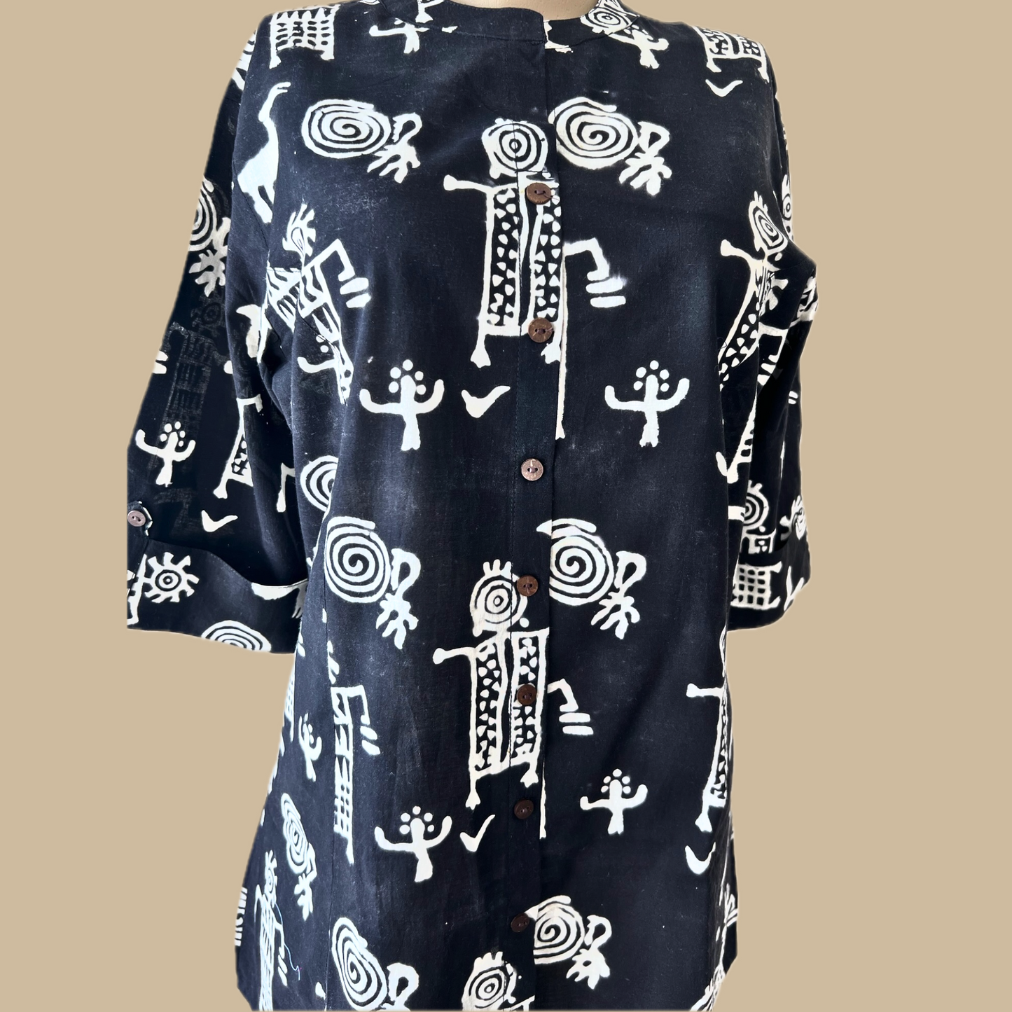 Cotton Tunic in Black