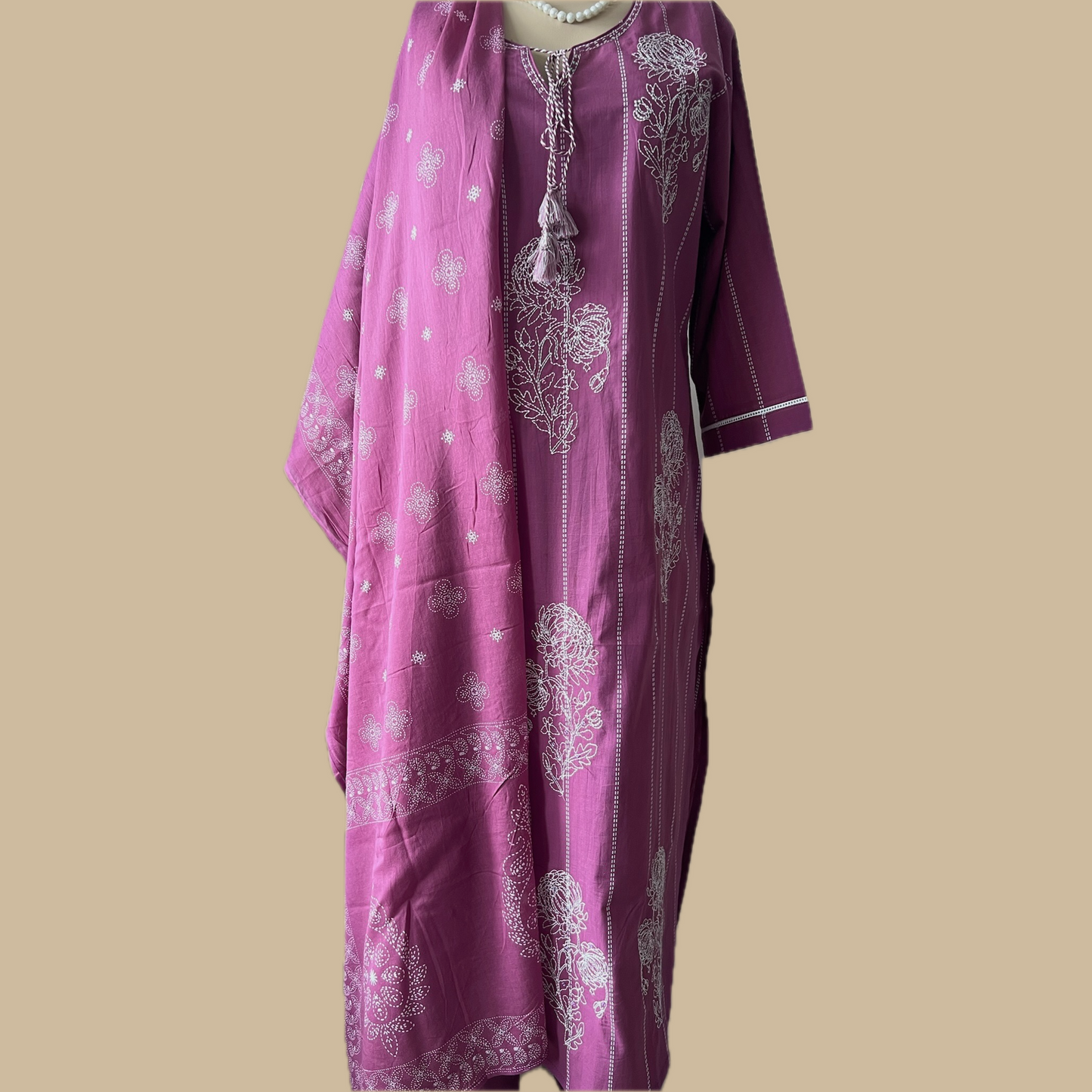 Cotton 3-Piece Suit in 5 Colors
