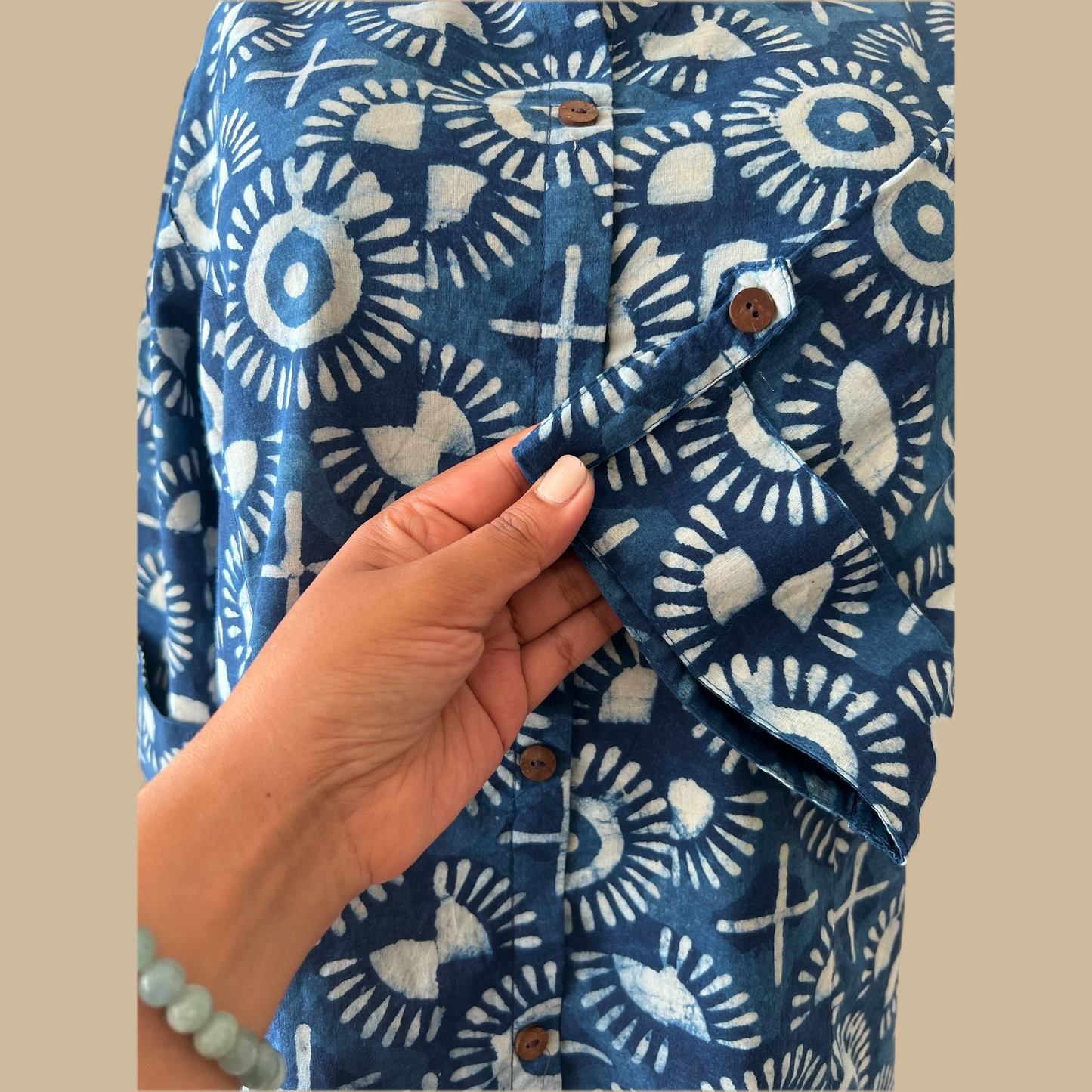 Cotton Tunic in Blue