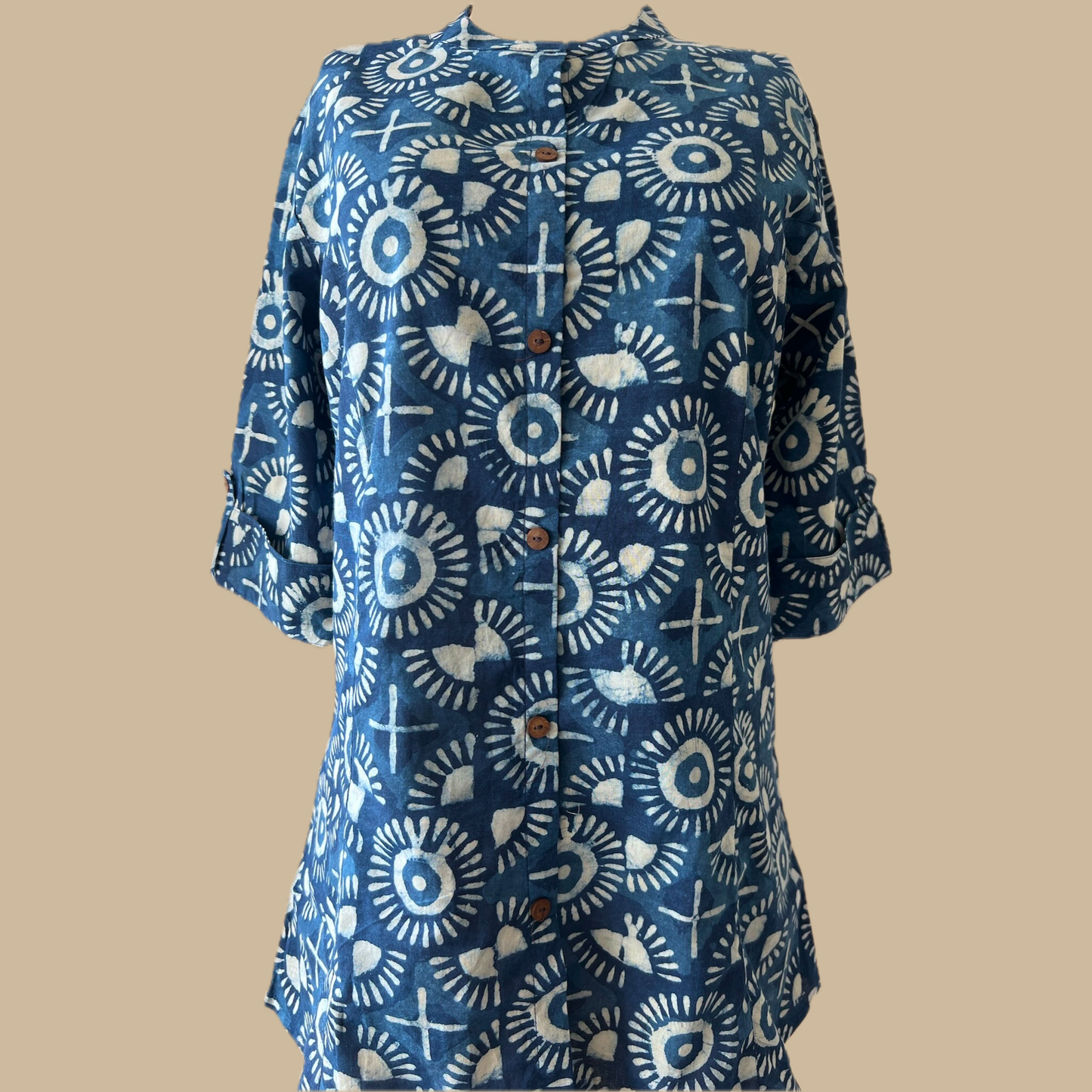 Cotton Tunic in Blue