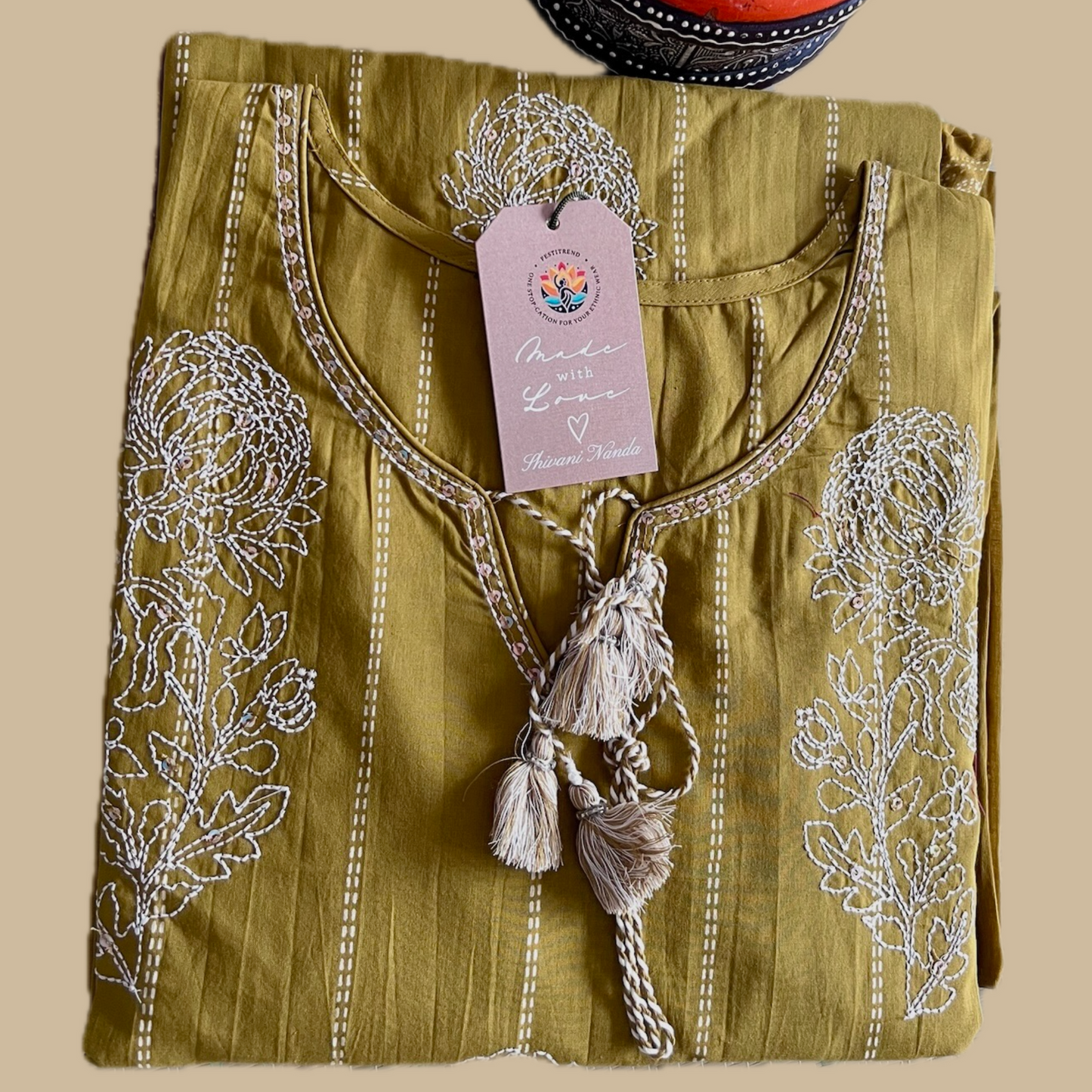 Cotton 3-Piece Suit in 5 Colors