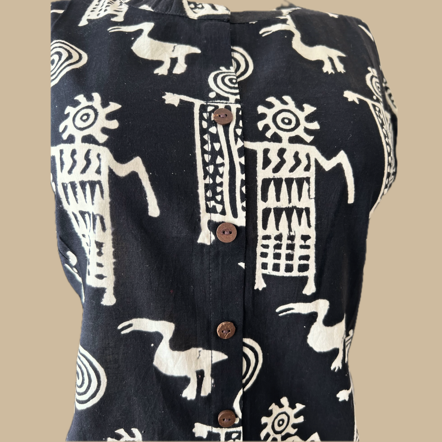 Cotton Tunic in Black