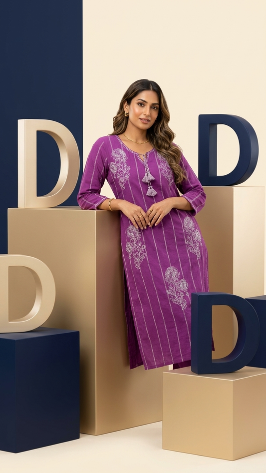Cotton 3-Piece Suit in 5 Colors